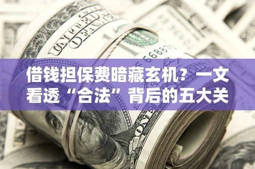 武汉借钱担保费暗藏玄机？一文看透“合法”背后的五大关键陷阱