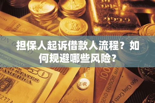 武汉担保人起诉借款人流程？如何规避哪些风险？