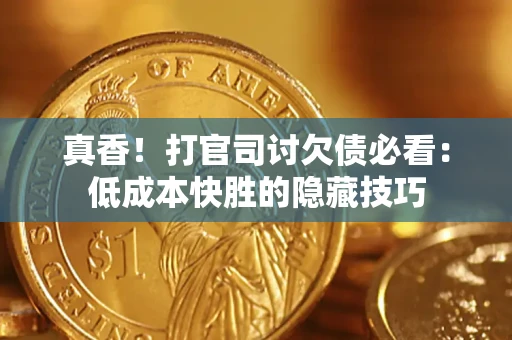武汉真香！打官司讨欠债必看：低成本快胜的隐藏技巧