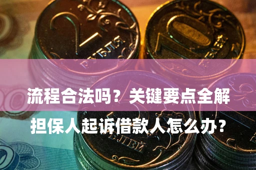 武汉

担保人起诉借款人怎么办？流程合法吗？关键要点全解析