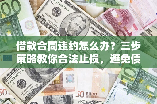 武汉借款合同违约怎么办？三步策略教你合法止损，避免债务危机升级
